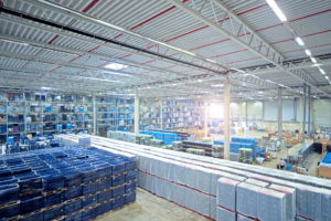 Behälterlogistik Hallenansicht 3